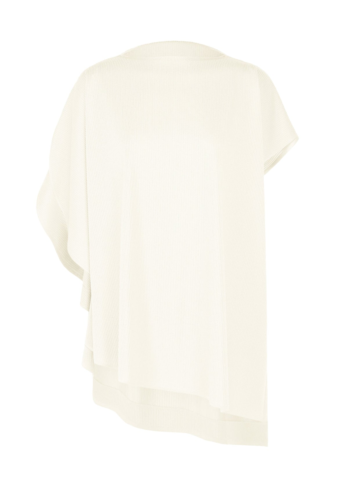 A product shot of the PLEATS PLEASE ISSEY MIYAKE A-POC SLICE shirt in white.
