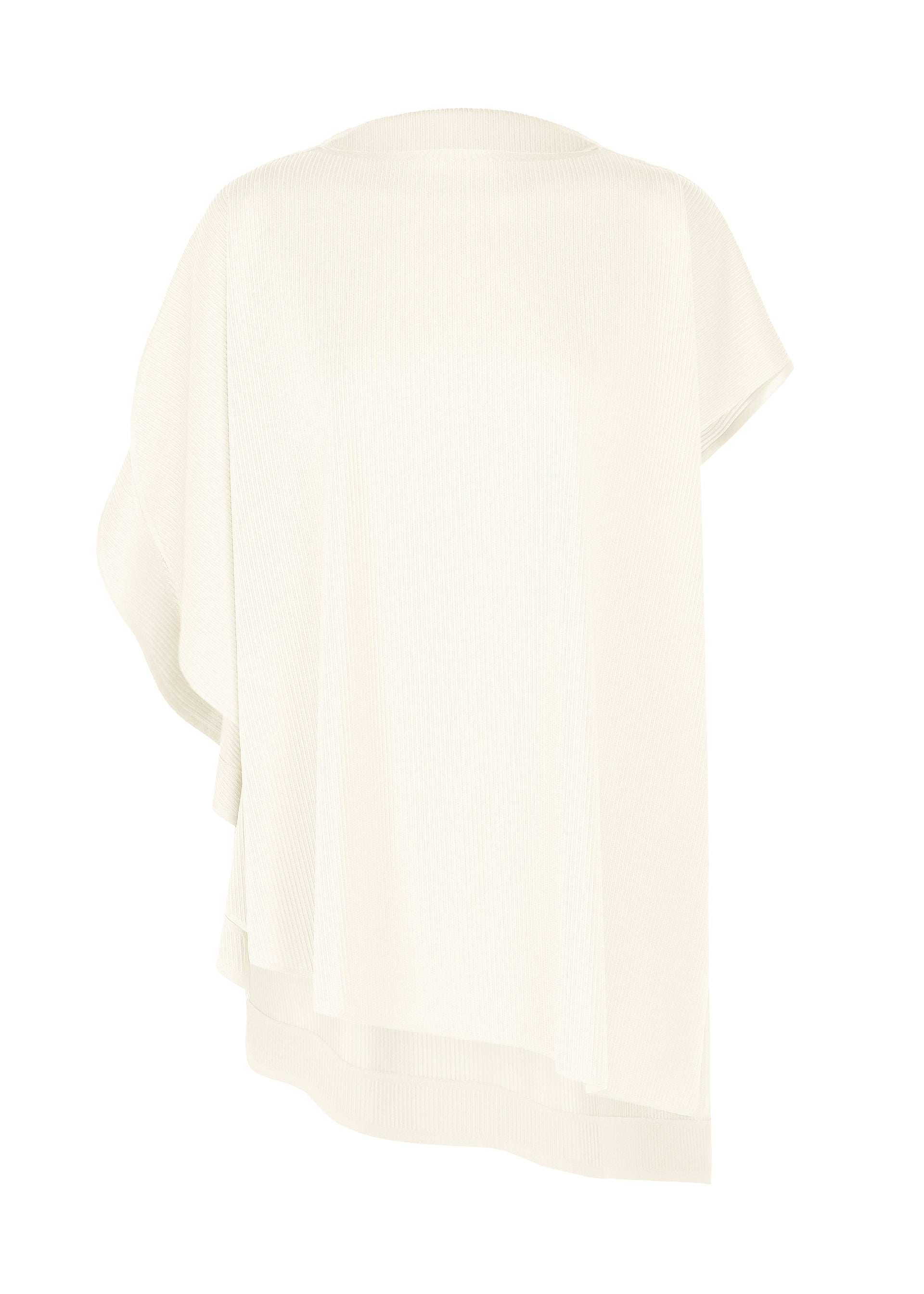 A product shot of the PLEATS PLEASE ISSEY MIYAKE A-POC SLICE shirt in white.