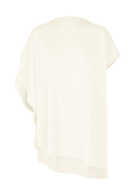 A product shot of the PLEATS PLEASE ISSEY MIYAKE A-POC SLICE shirt in white.