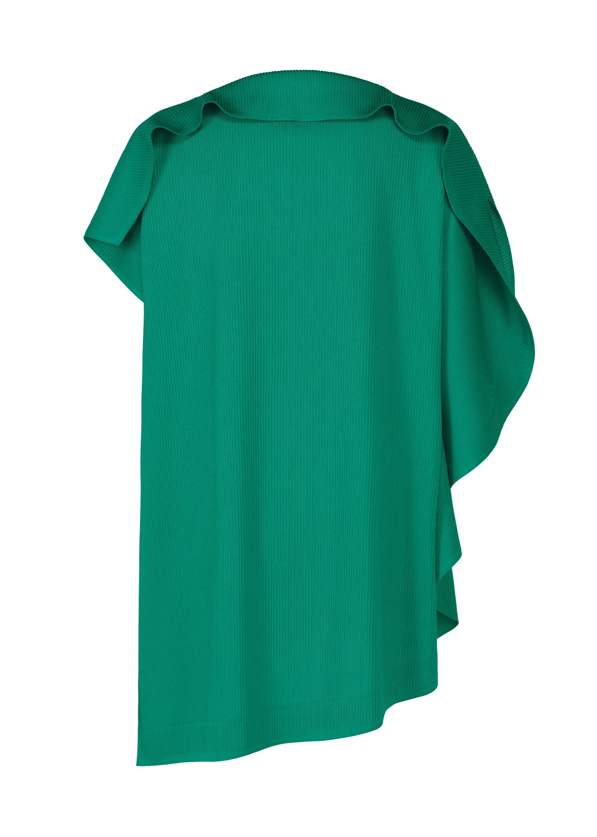 A detail shot of the PLEATS PLEASE ISSEY MIYAKE A-POC SLICE top.