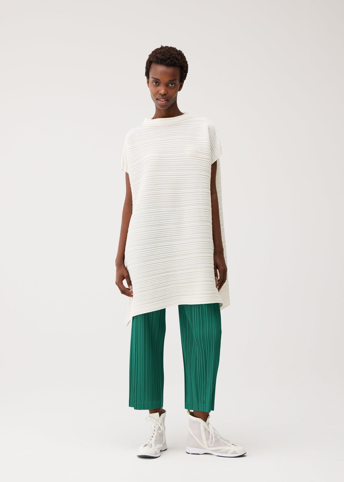PAPER BOUNCE KNIT Top White