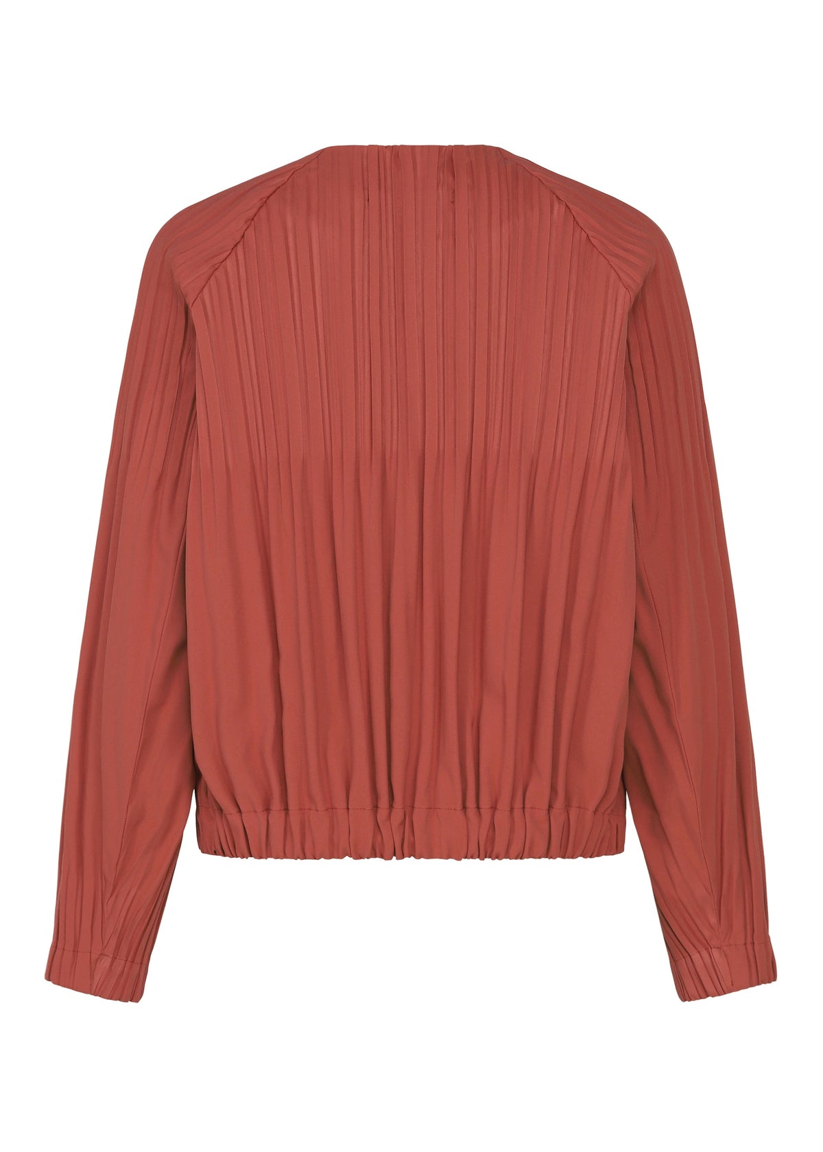 A detail shot of the PLEATS PLEASE ISSEY MIYAKE SMOOTH COAT coat.