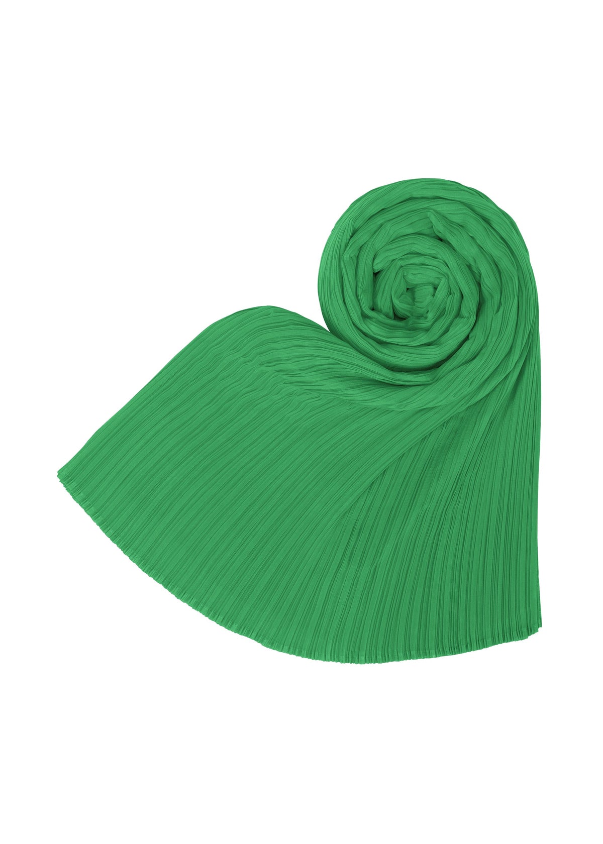 A detail shot of the PLEATS PLEASE ISSEY MIYAKE MADAME-T OCTOBER stole.