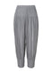 FLUFFY BASICS Trousers Light Grey