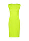 NEW COLORFUL BASICS 3 Dress Yellow Green