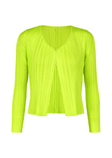 NEW COLORFUL BASICS 3 Cardigan Yellow Green