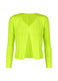 NEW COLORFUL BASICS 3 Cardigan Yellow Green